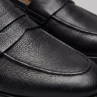 Newton Sheepskin Suede Penny Loafers