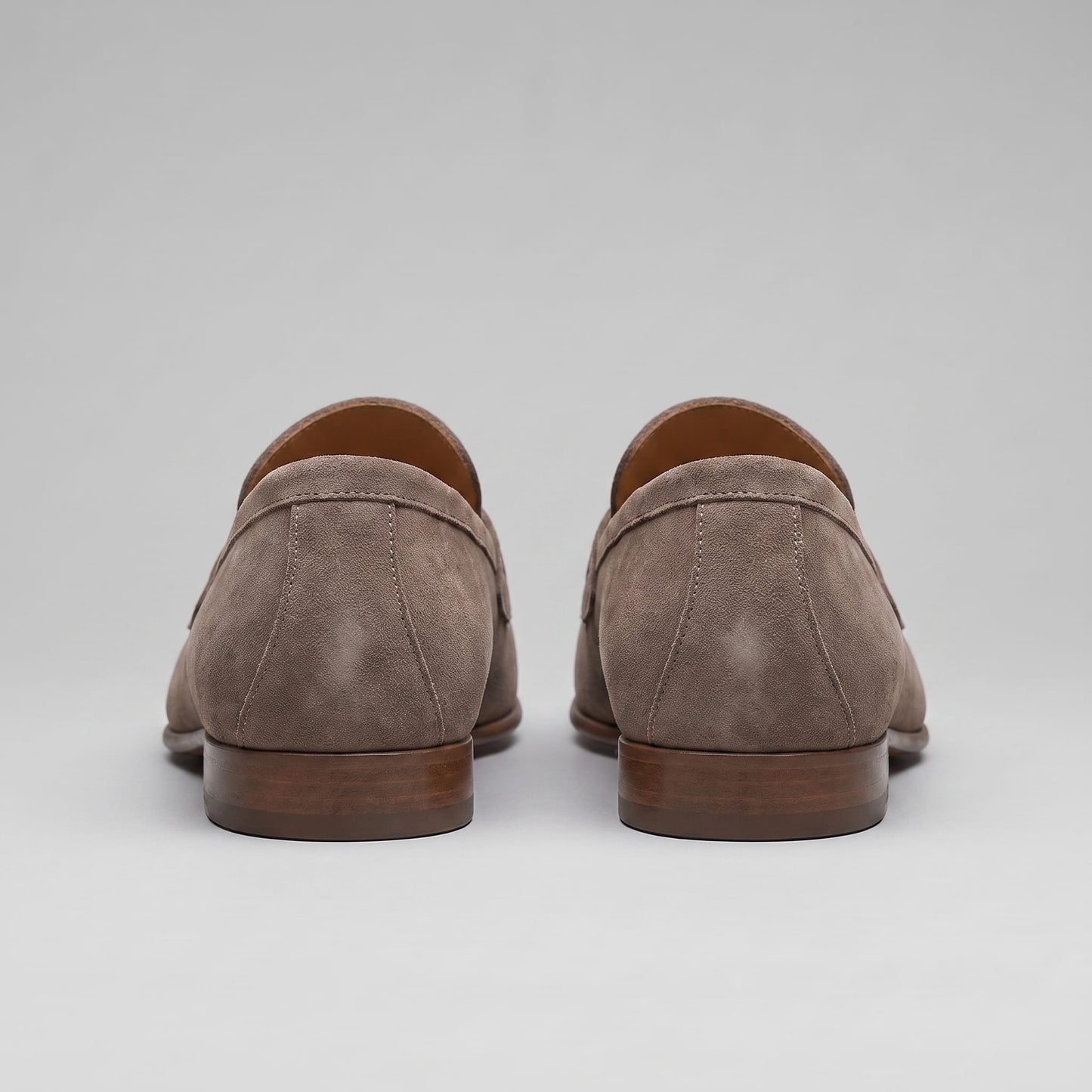 Newton Sheepskin Suede Penny Loafers_9