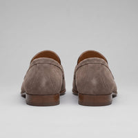 Newton Sheepskin Suede Penny Loafers