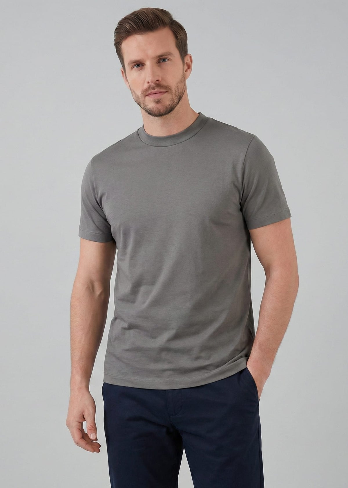 Leo Slim Fit Crew Neck T-Shirt_26