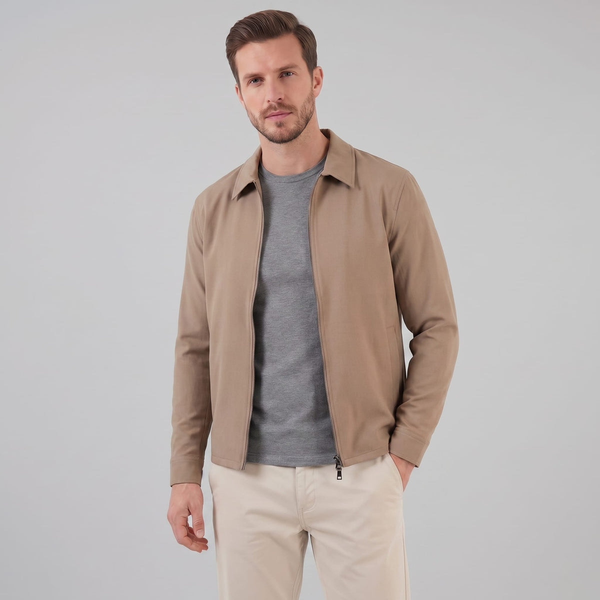 Hubbard Stretch Zip Front Jacket