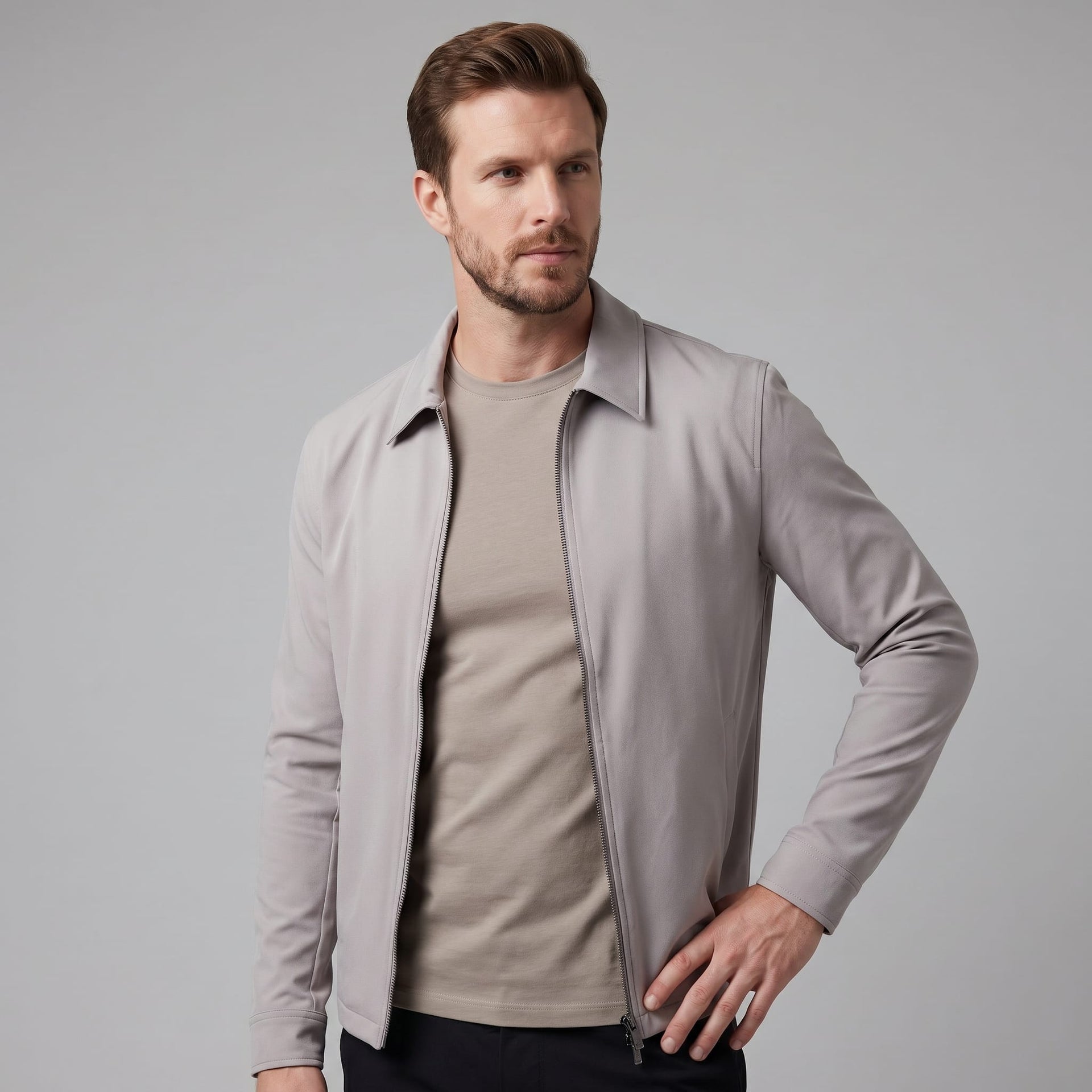 Hubbard Stretch Zip Front Jacket