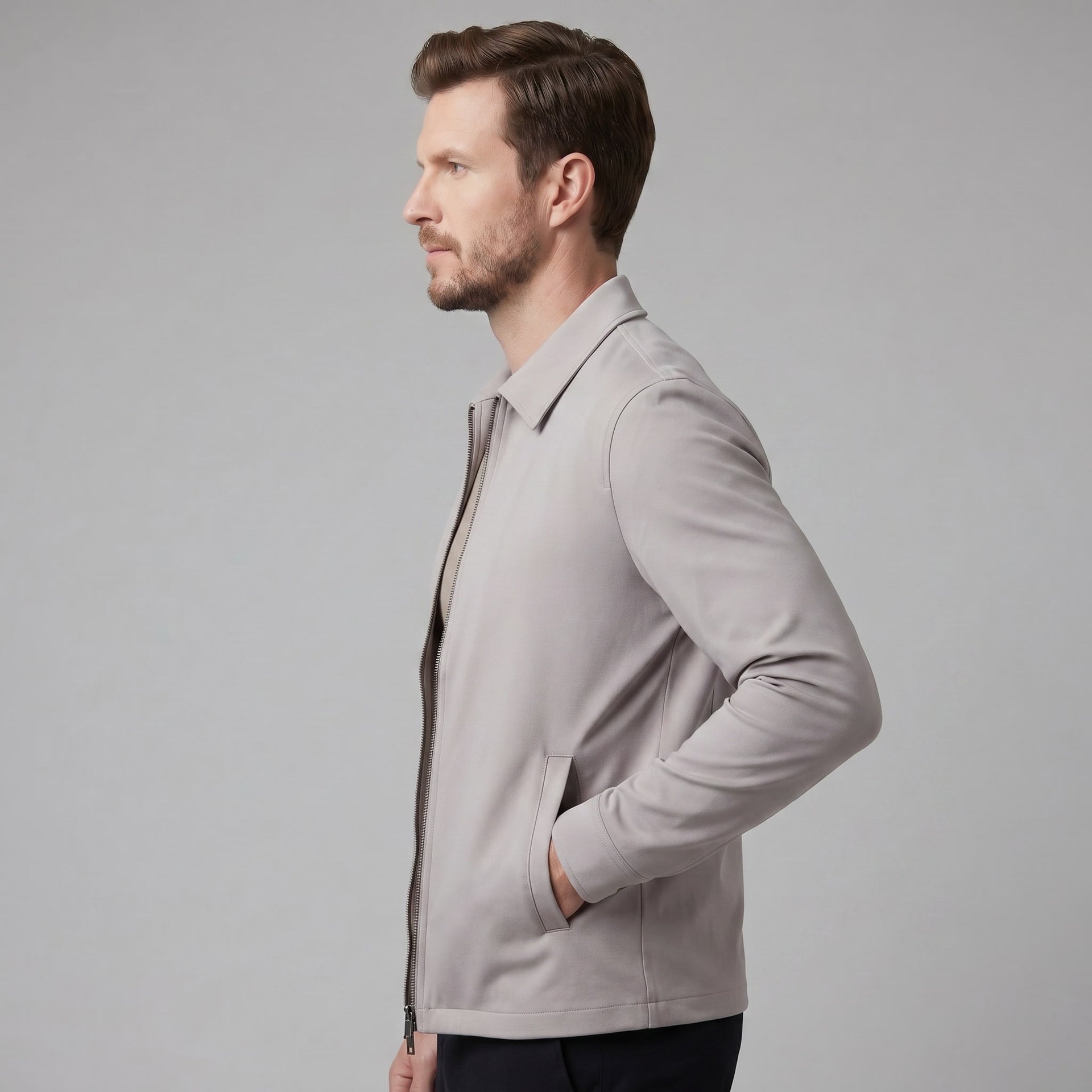 Hubbard Stretch Zip Front Jacket