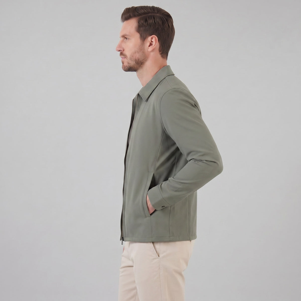 Hubbard Stretch Zip Front Jacket