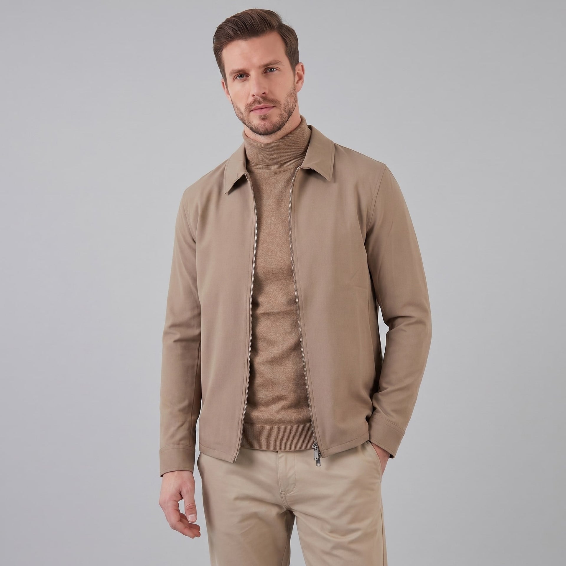 Hubbard Stretch Zip Front Jacket