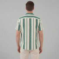 Liam Striped Camp Collar Shirt