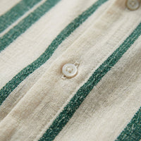 Liam Striped Camp Collar Shirt