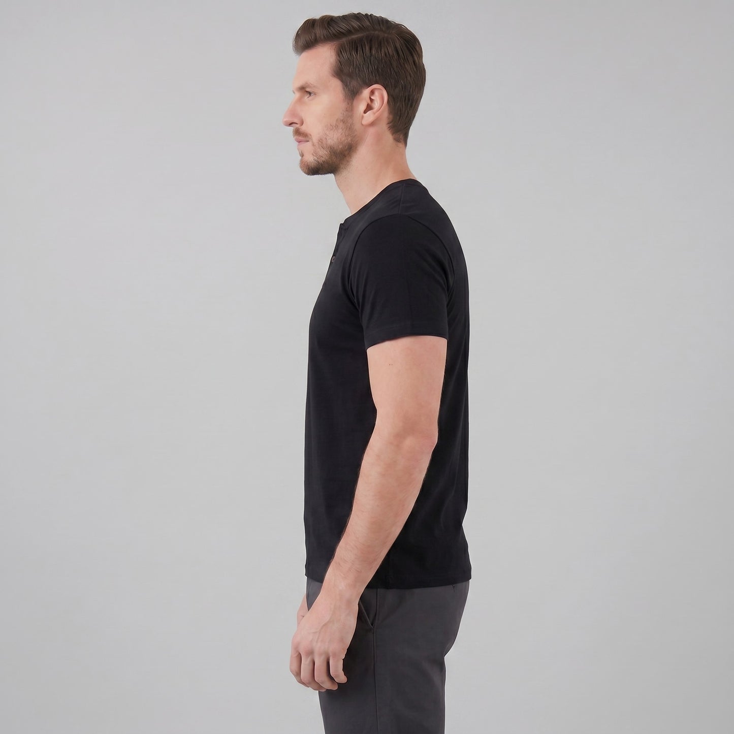 Cedar Short Sleeve Henley Shirt_12