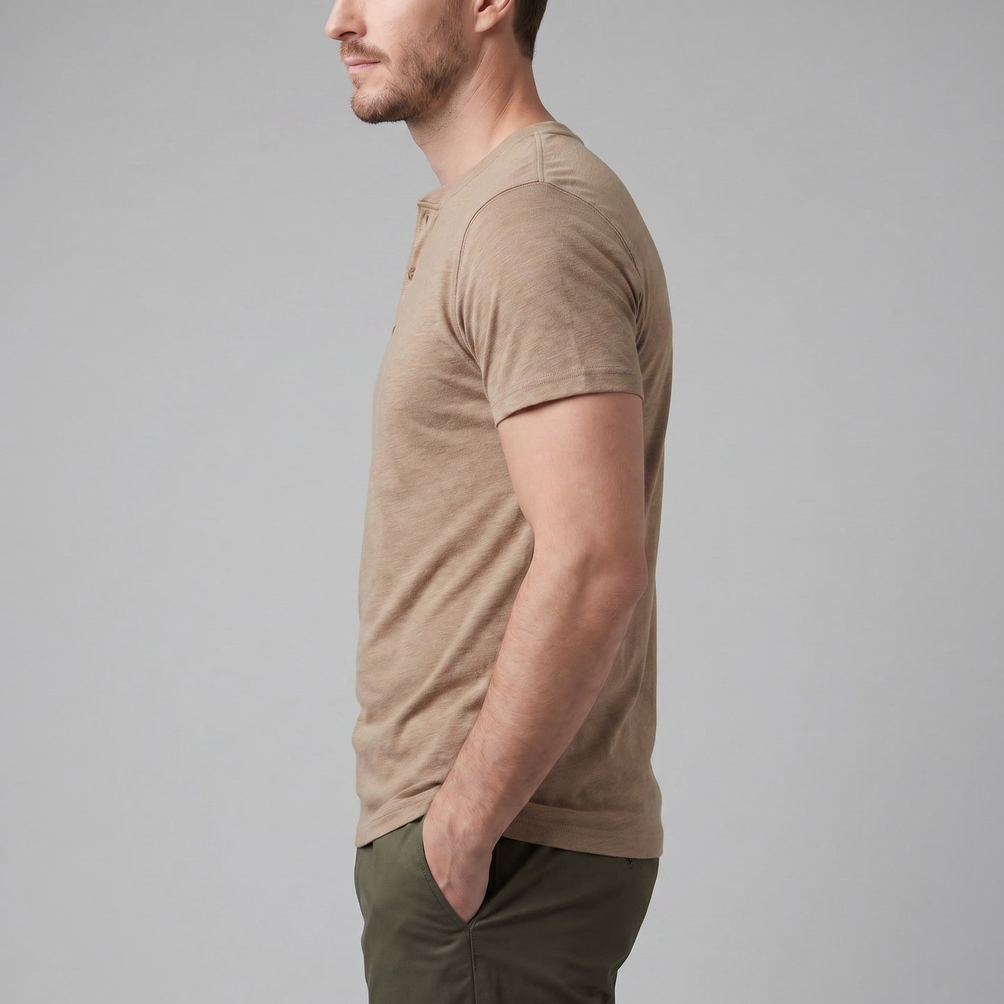 Cedar Short Sleeve Henley Shirt_2