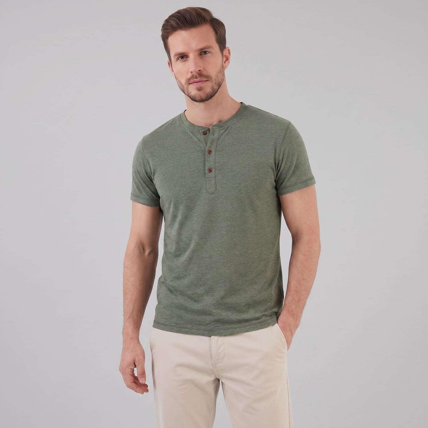 Cedar Short Sleeve Henley Shirt_21