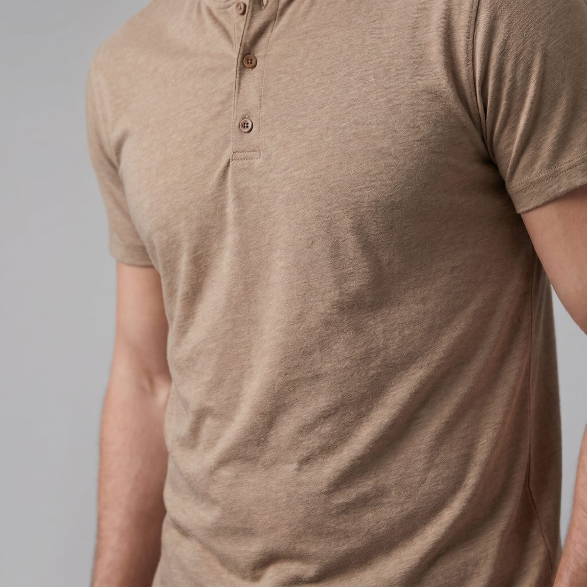 Cedar Short Sleeve Henley Shirt