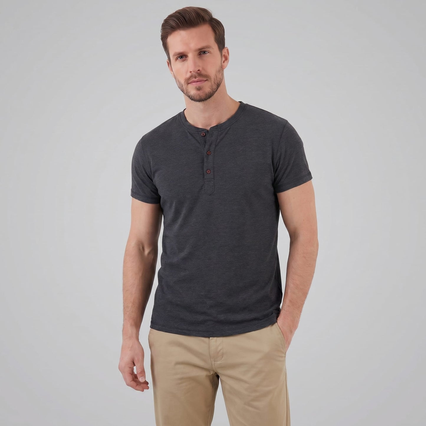 Cedar Short Sleeve Henley Shirt_6
