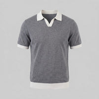 Tatum Contrast Trim Knit Polo Shirt