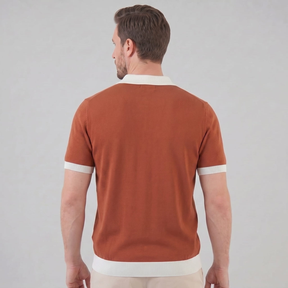 Tatum Contrast Trim Knit Polo Shirt_13