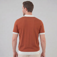 Tatum Contrast Trim Knit Polo Shirt