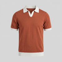 Tatum Contrast Trim Knit Polo Shirt