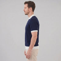Tatum Contrast Trim Knit Polo Shirt
