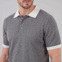 Tatum Contrast Trim Knit Polo Shirt
