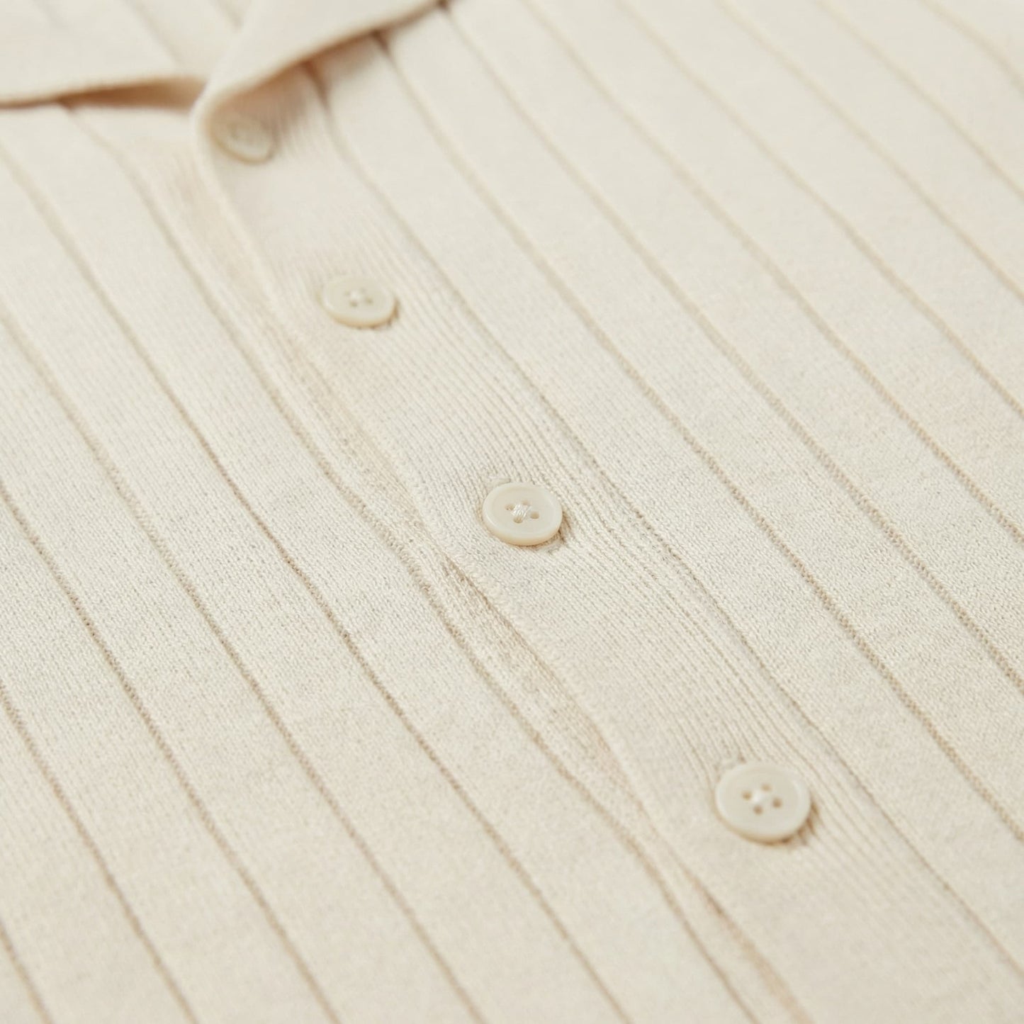 Lucas Ribbed Knit Camp Collar Shirt_4