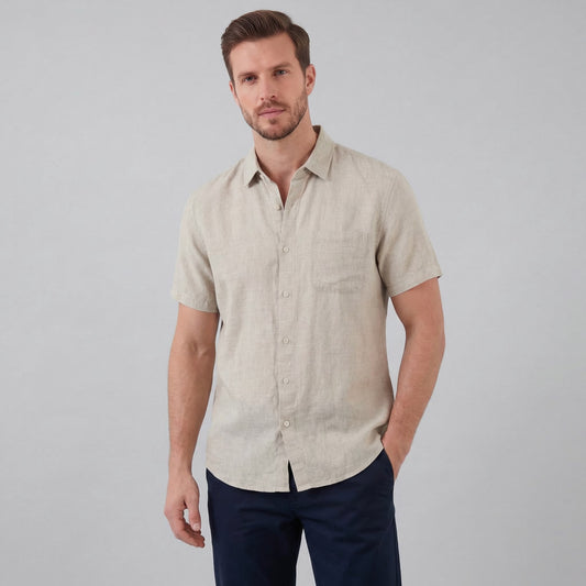 Luka Linen Short Sleeve Shirt_1