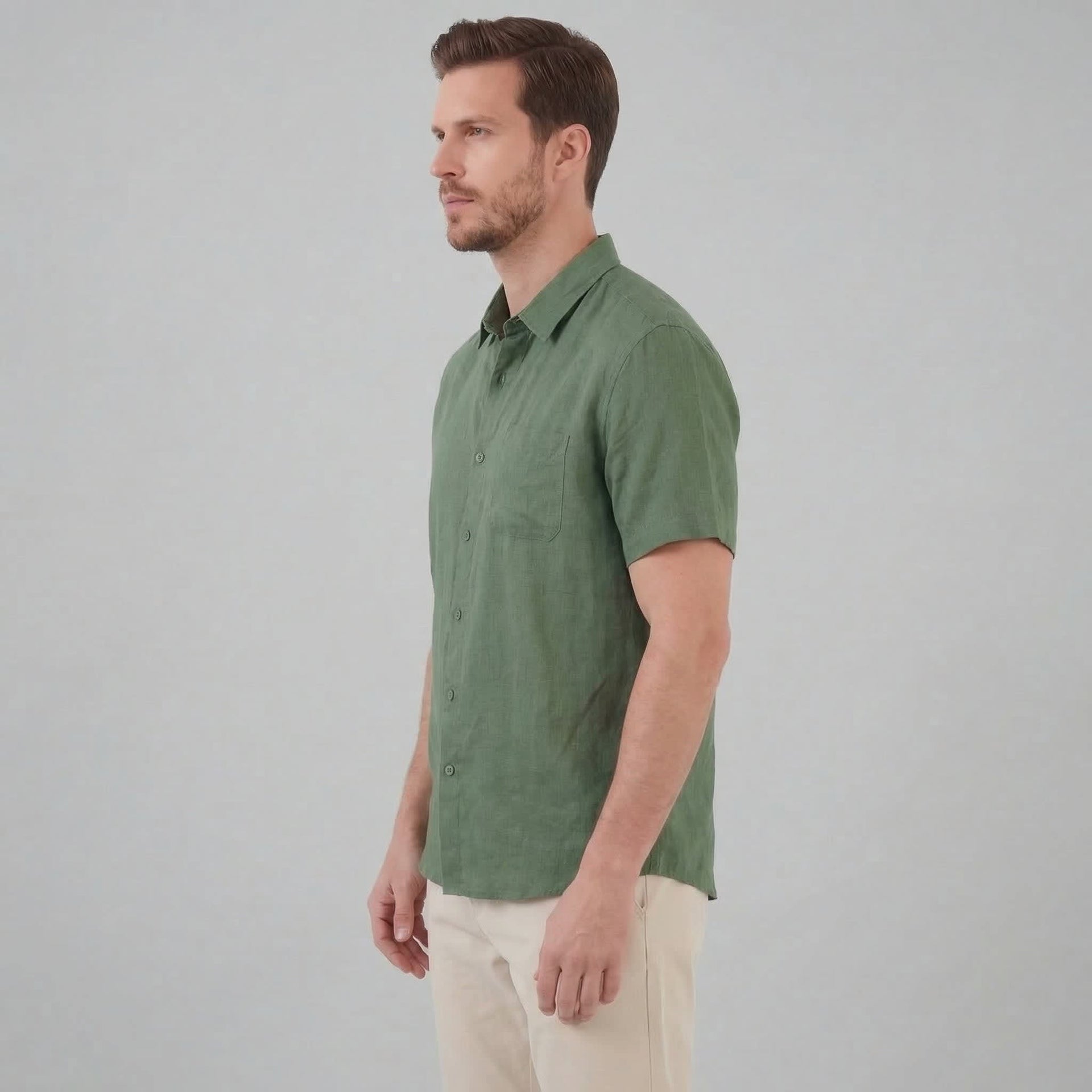 Luka Linen Short Sleeve Shirt