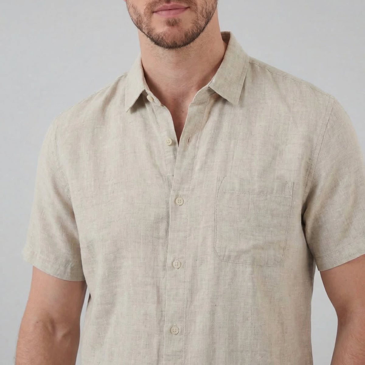 Luka Linen Short Sleeve Shirt