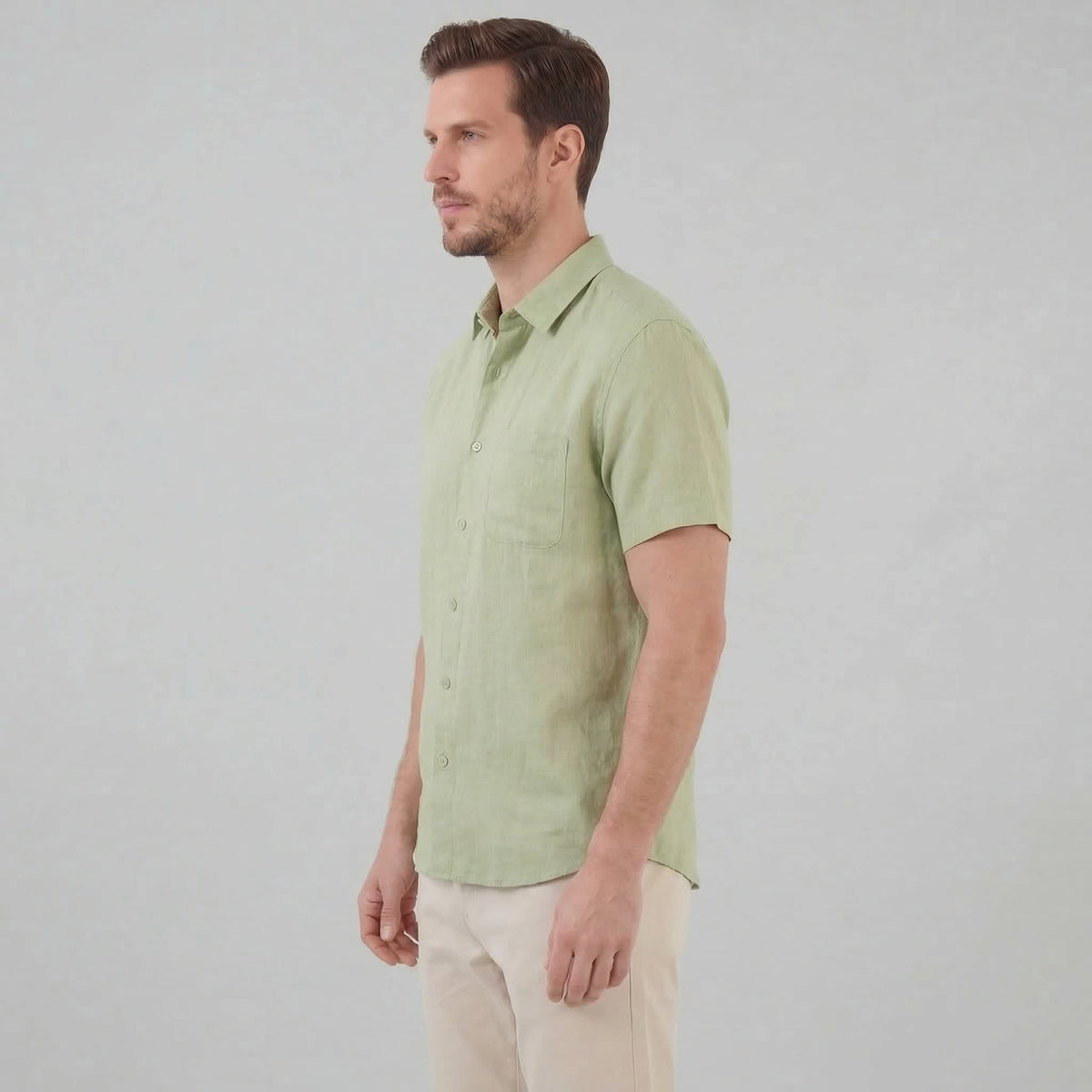 Luka Linen Short Sleeve Shirt