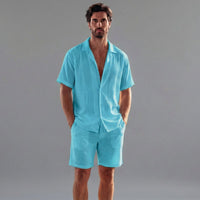 Dante Lightweight Linen Shirt and Shorts Set