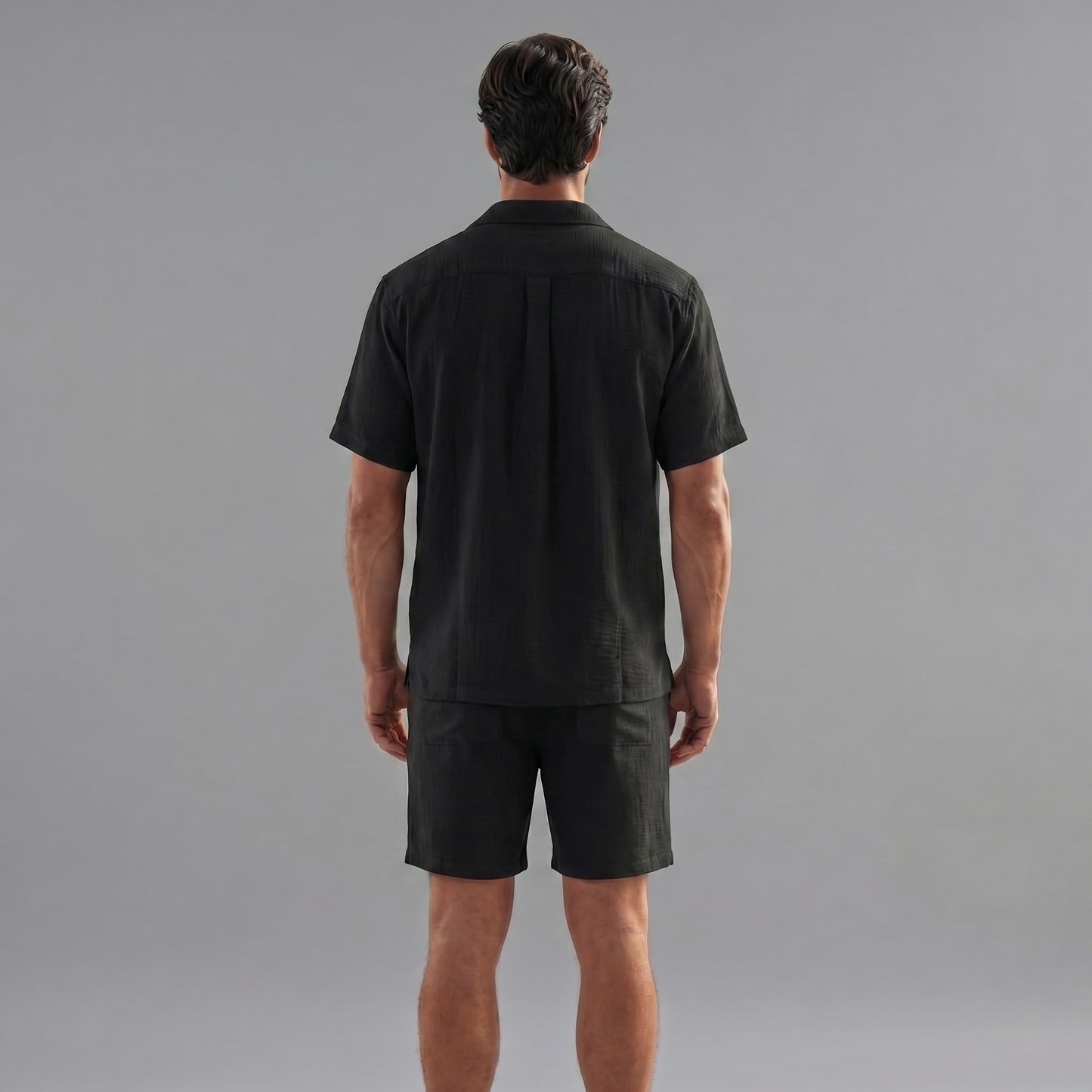 Dante Lightweight Linen Shirt and Shorts Set_8