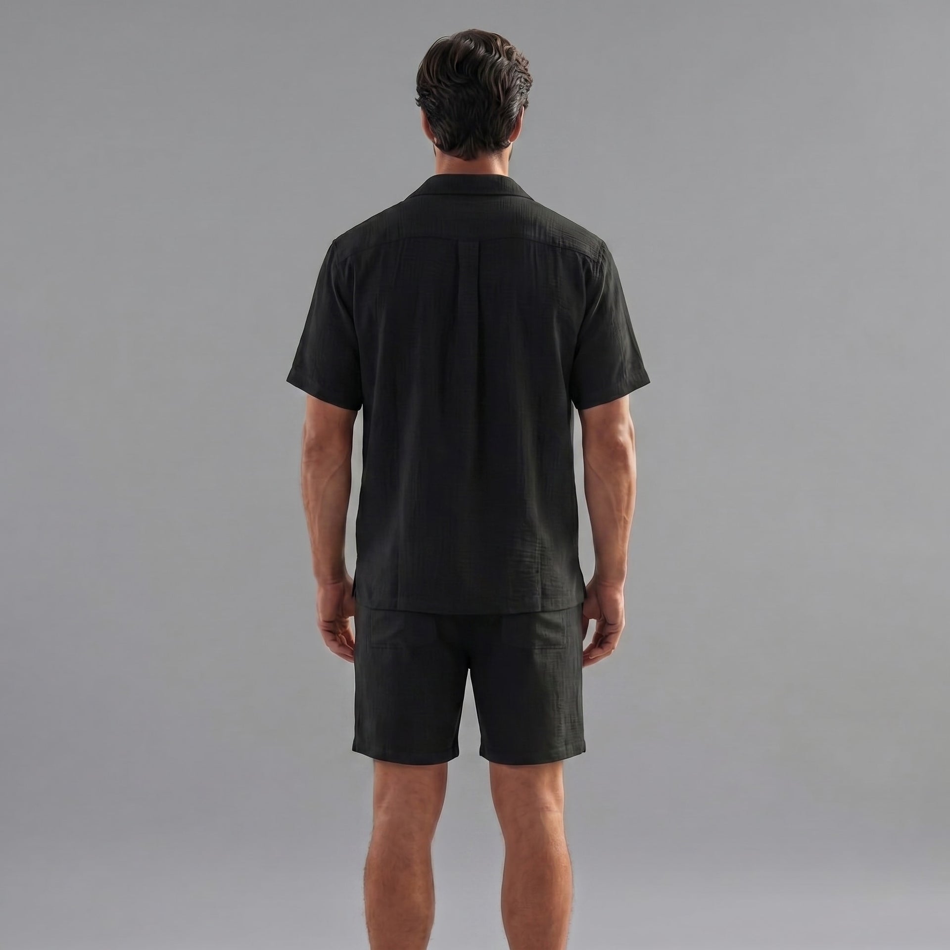 Dante Lightweight Linen Shirt and Shorts Set
