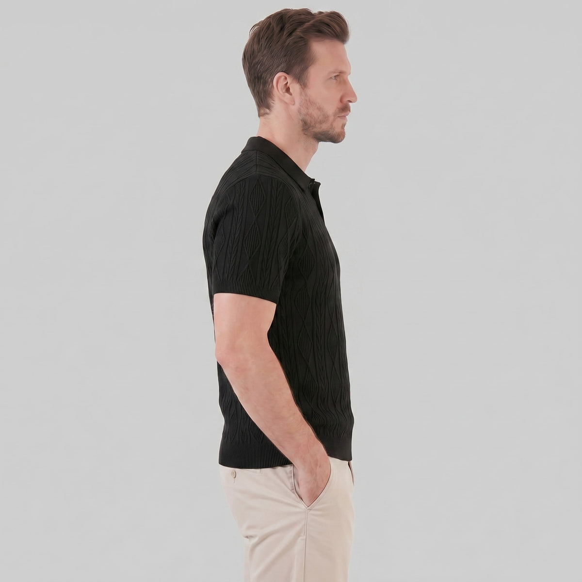 Theo Cable Knit Polo Shirt_18