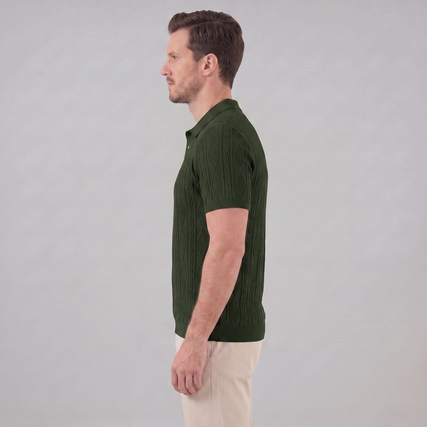 Theo Cable Knit Polo Shirt_22