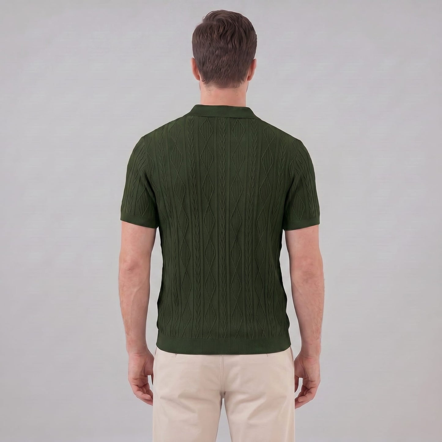 Theo Cable Knit Polo Shirt_23