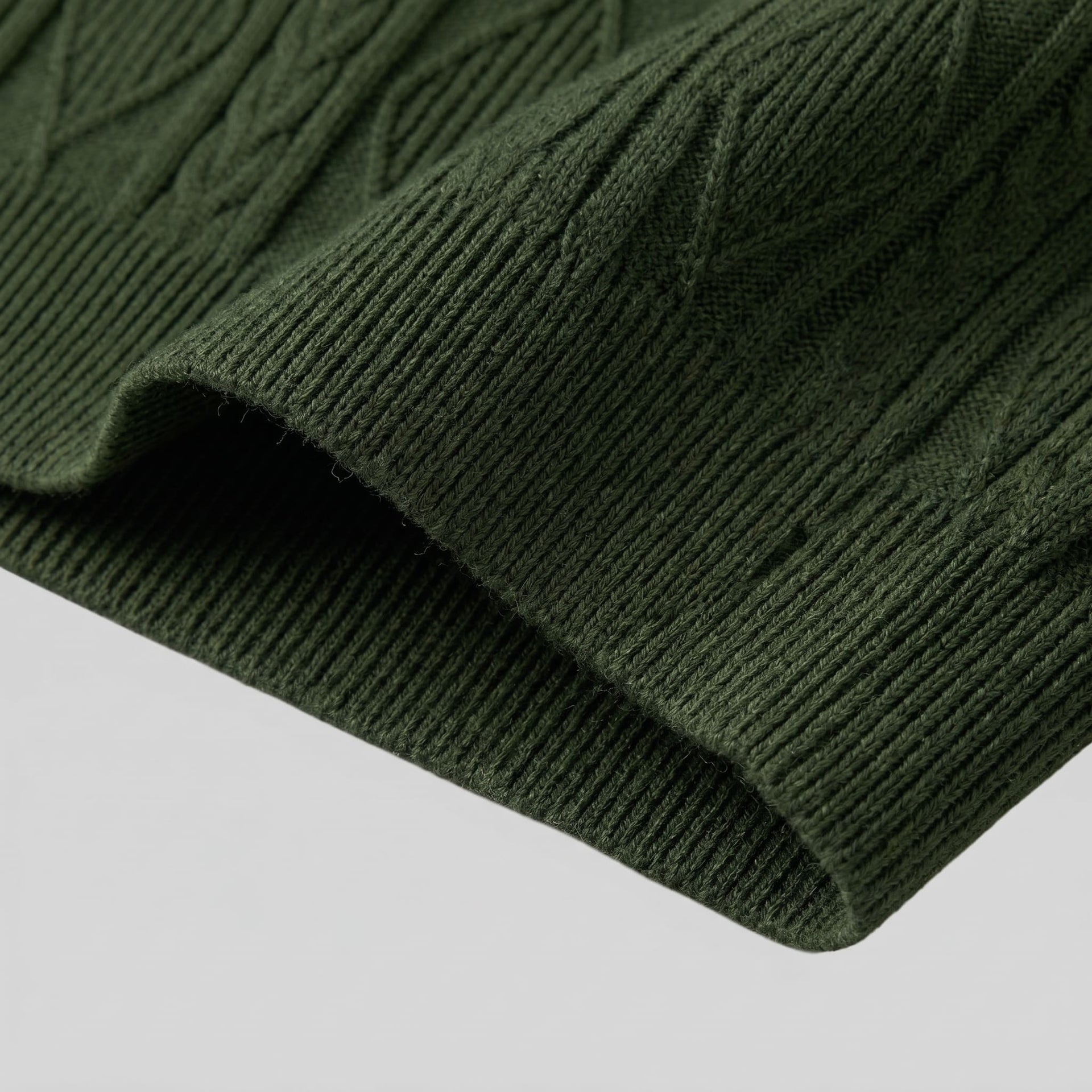 Theo Cable Knit Polo Shirt