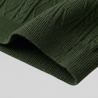 Theo Cable Knit Polo Shirt