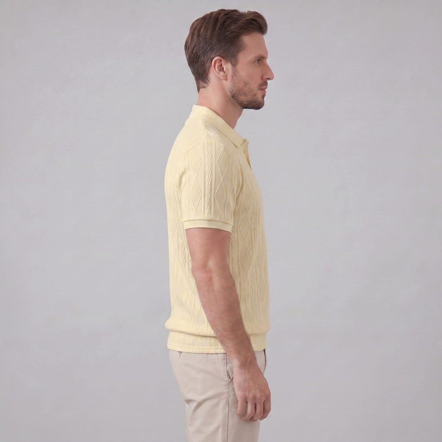 Theo Cable Knit Polo Shirt_6