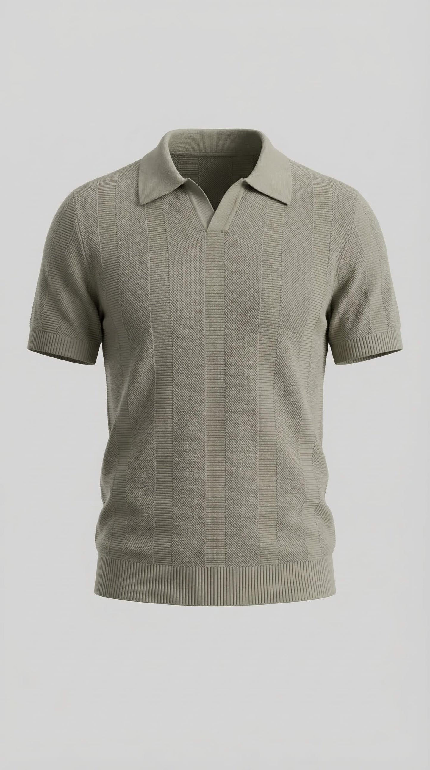Titus Textured Knit Polo Shirt_5