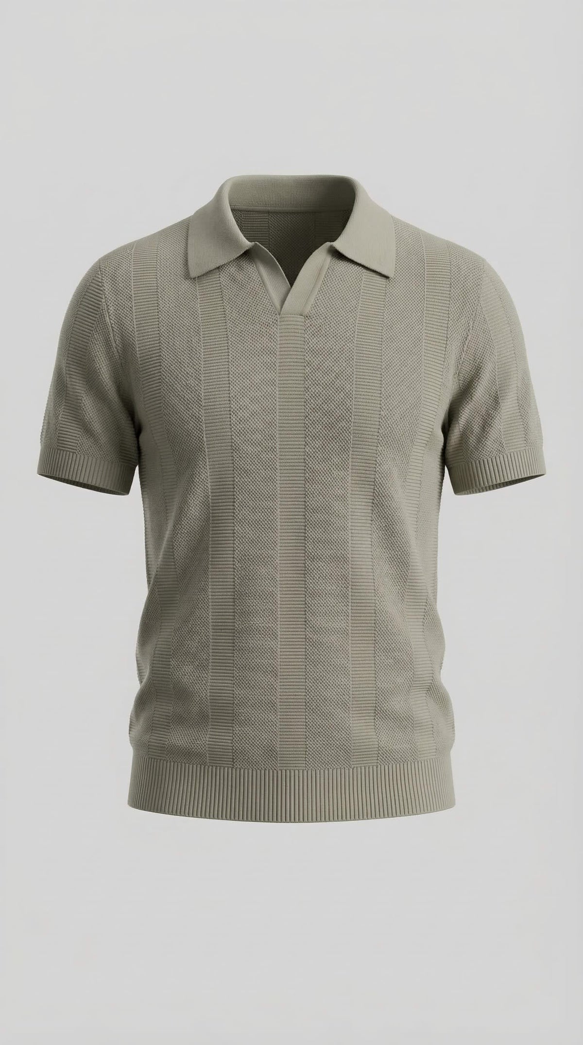 Titus Textured Knit Polo Shirt