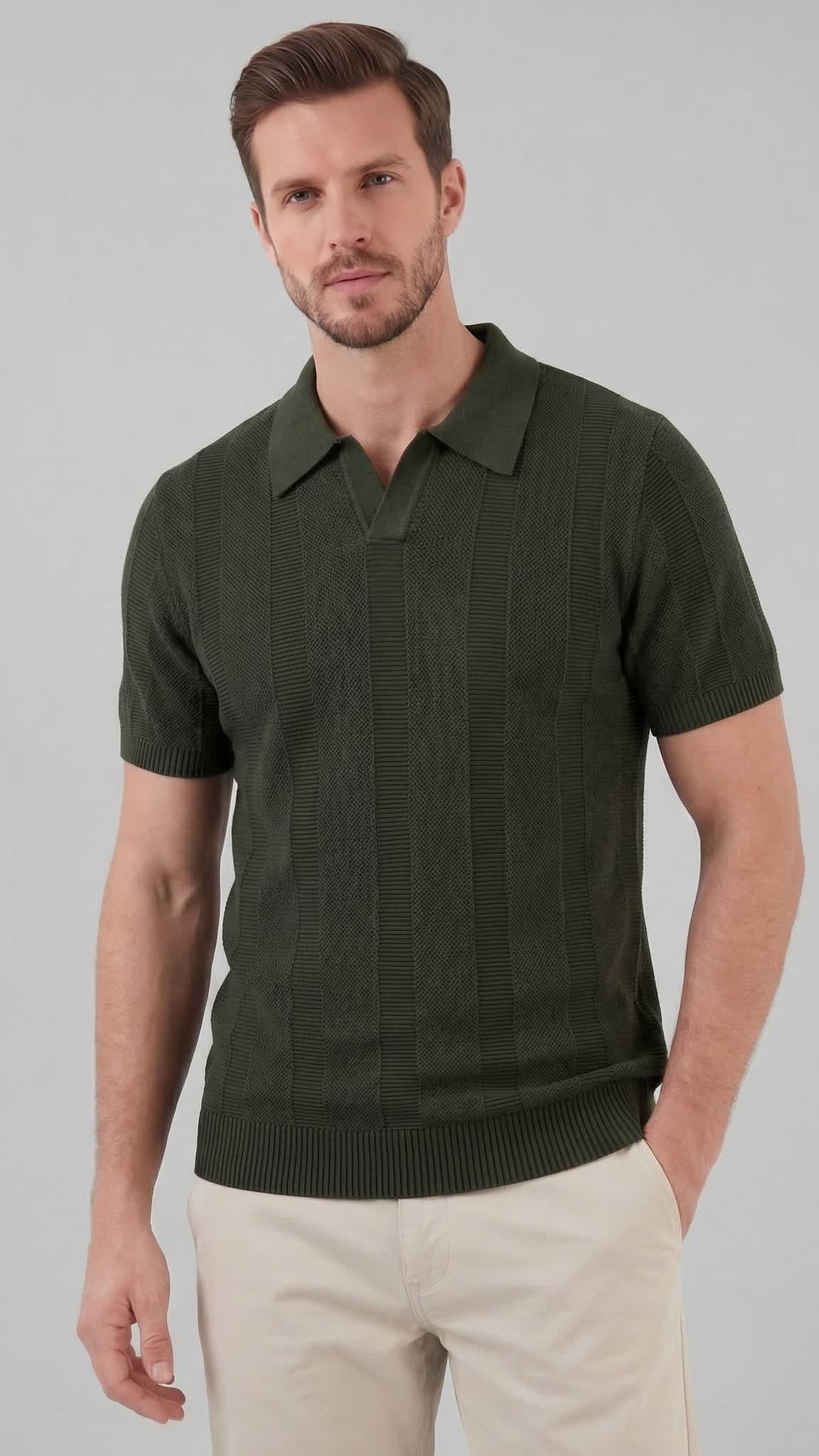 Titus Textured Knit Polo Shirt_6