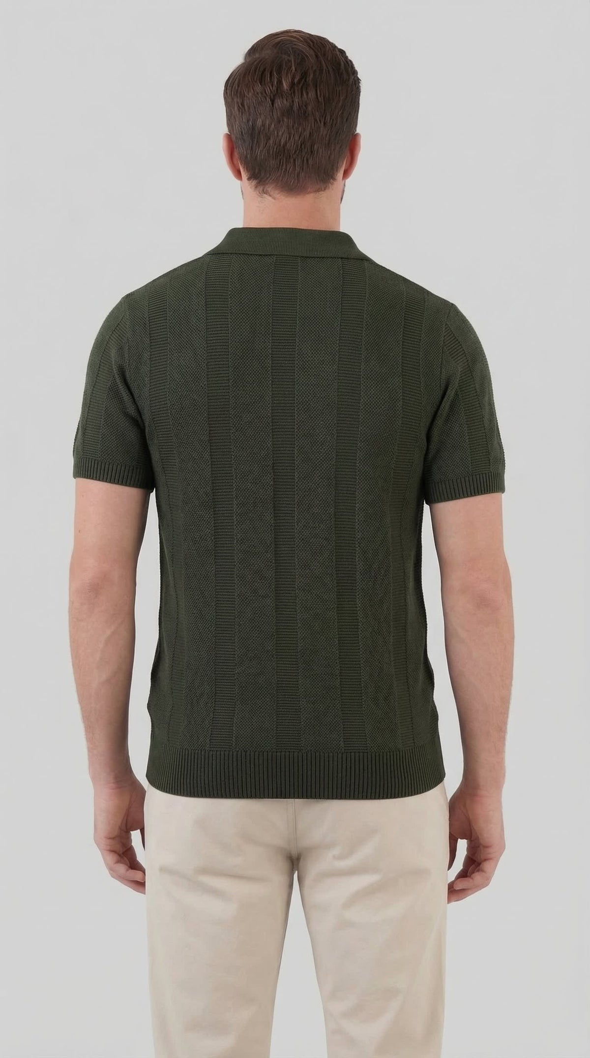 Titus Textured Knit Polo Shirt