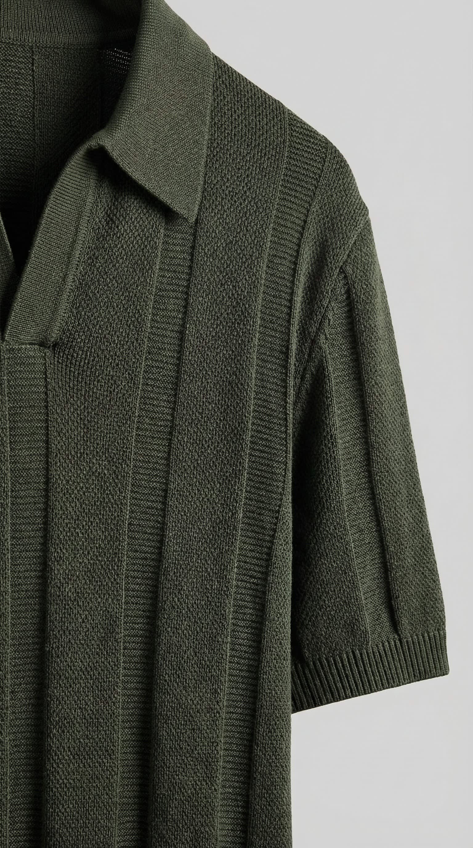 Titus Textured Knit Polo Shirt