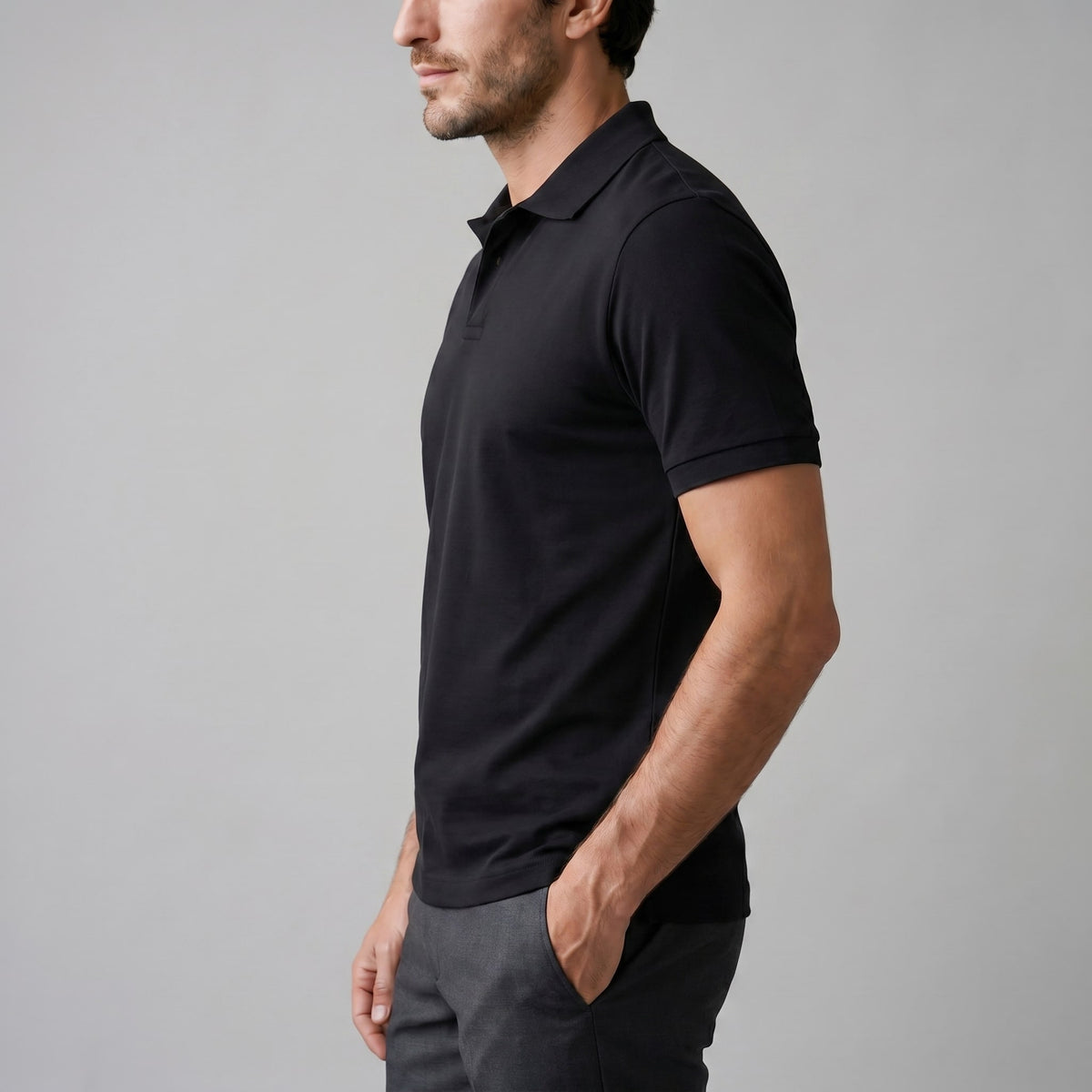 Truett Pre-Washed Open Collar Polo Shirt_14