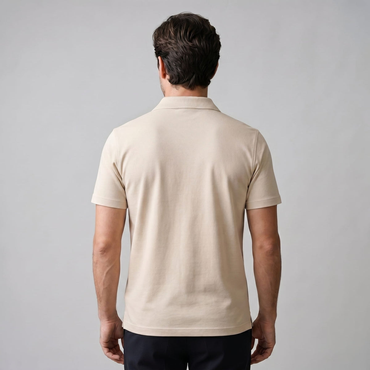 Truett Pre-Washed Open Collar Polo Shirt_3