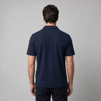 Truett Pre-Washed Open Collar Polo Shirt