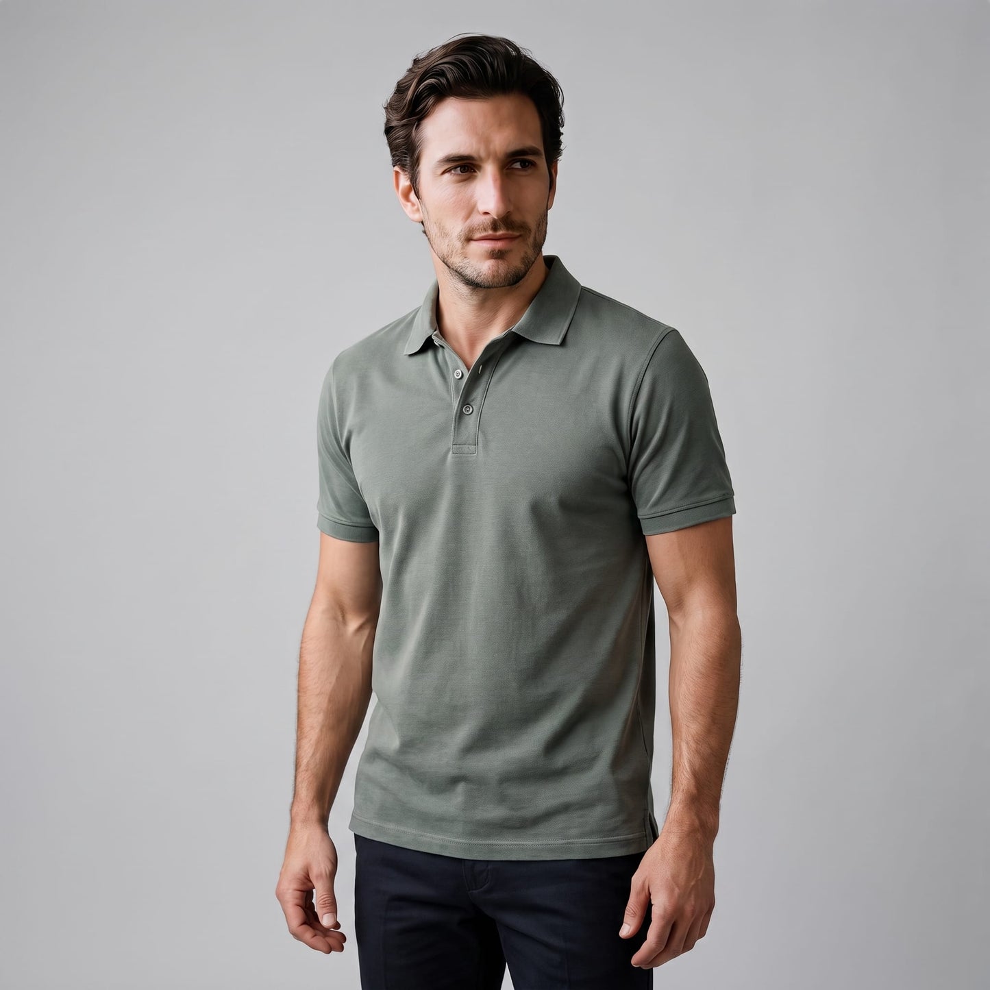 Tobias Structured Collar Polo Shirt_1