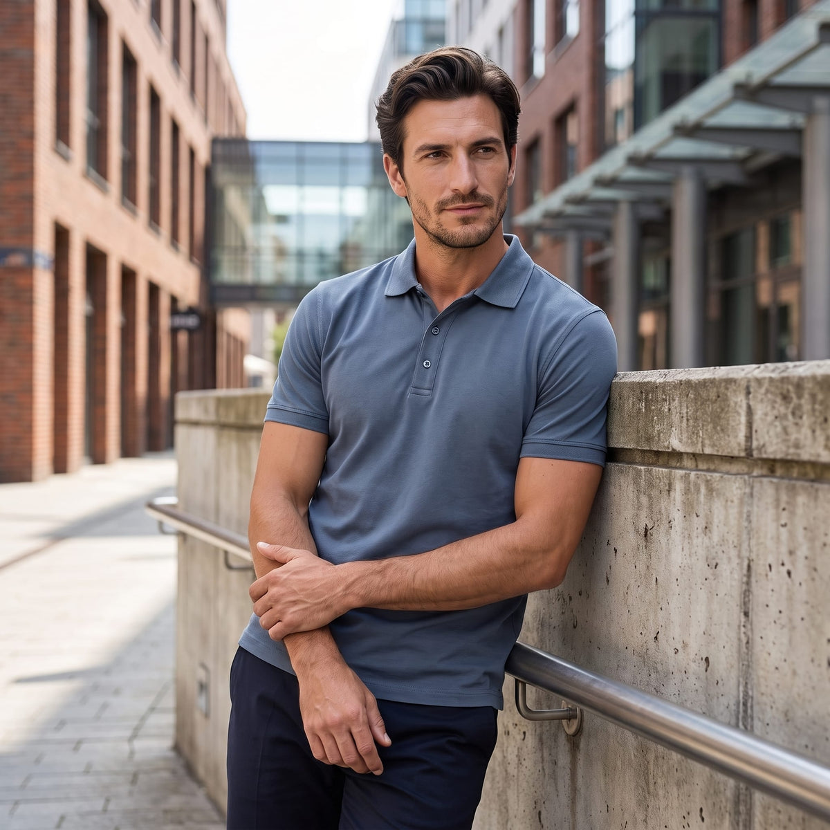 Tobias Structured Collar Polo Shirt