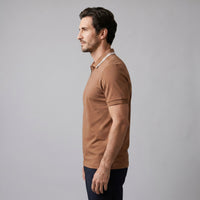 Trey Zip Placket Polo Shirt