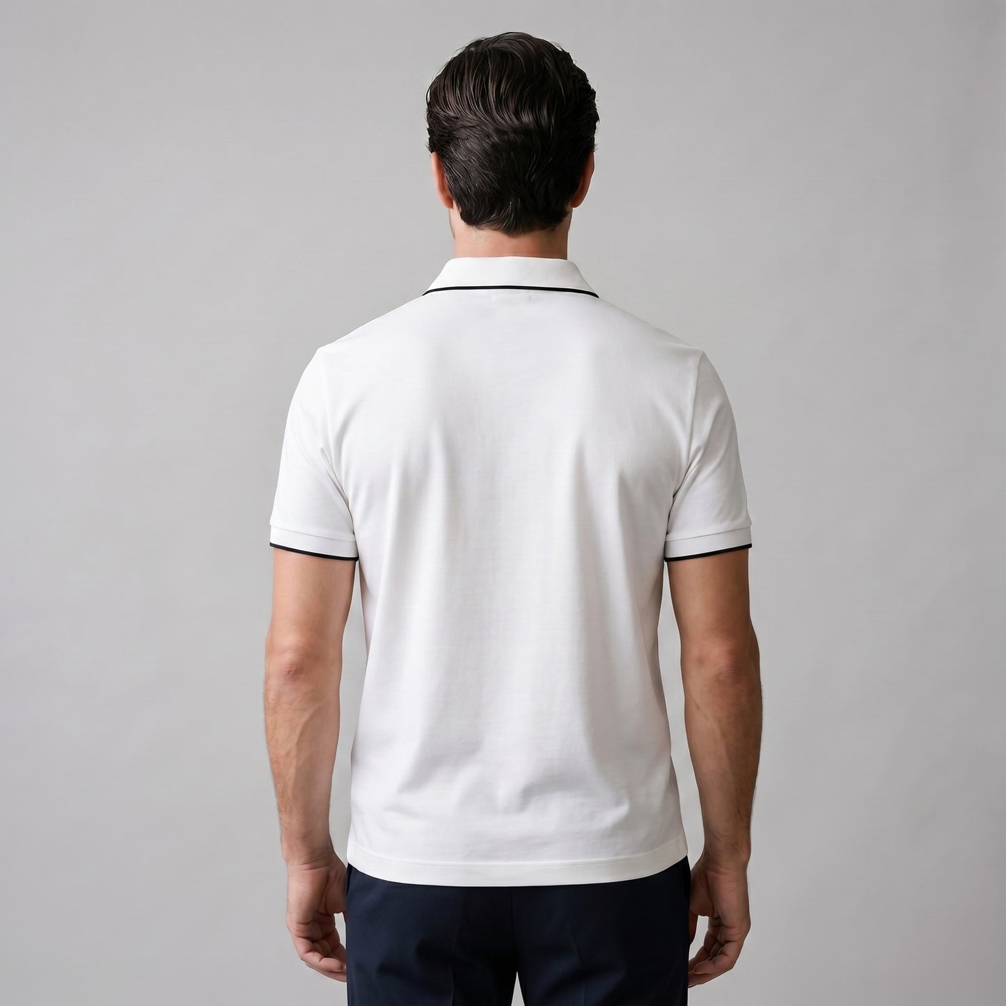 Trey Zip Placket Polo Shirt_4