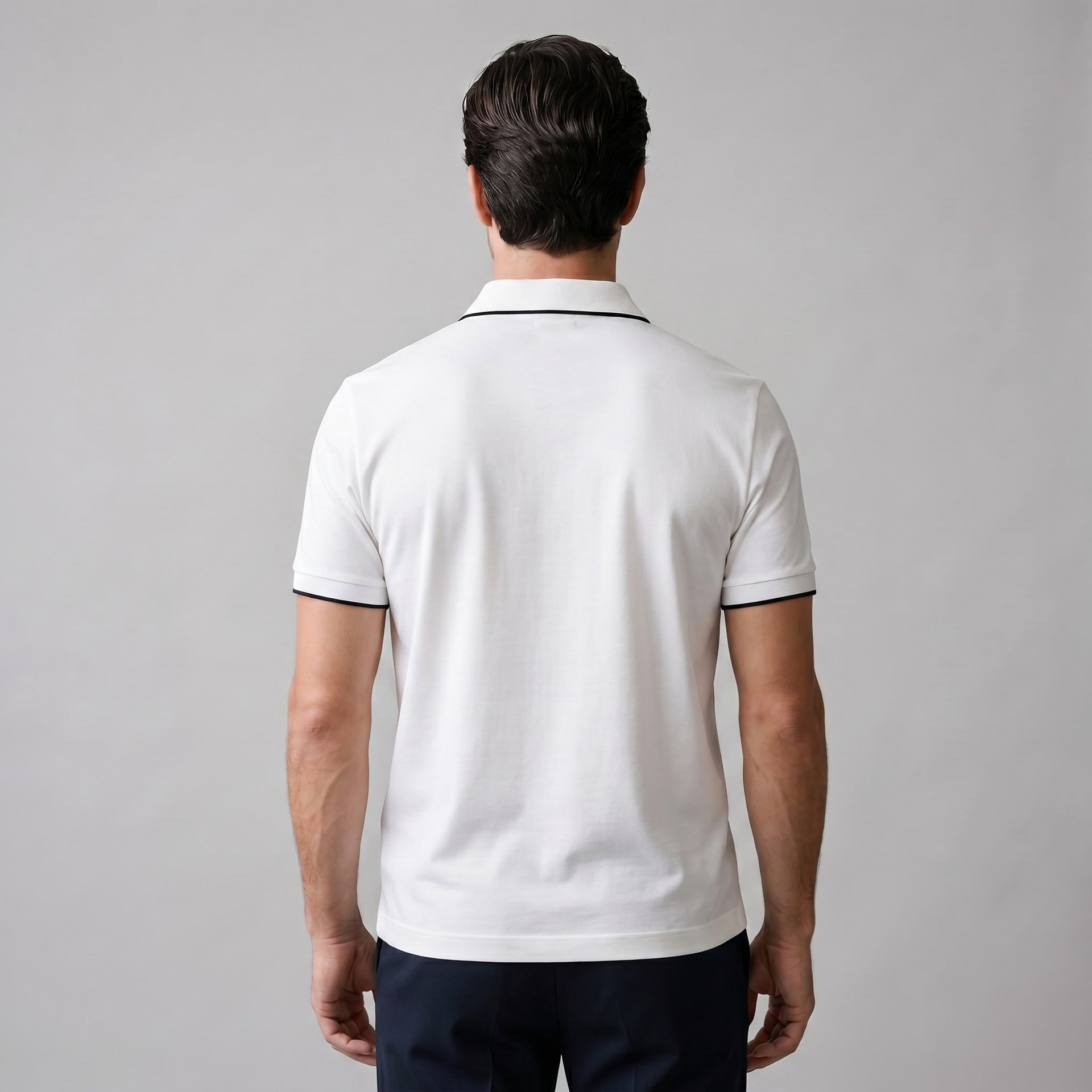 Trey Zip Placket Polo Shirt