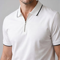 Trey Zip Placket Polo Shirt